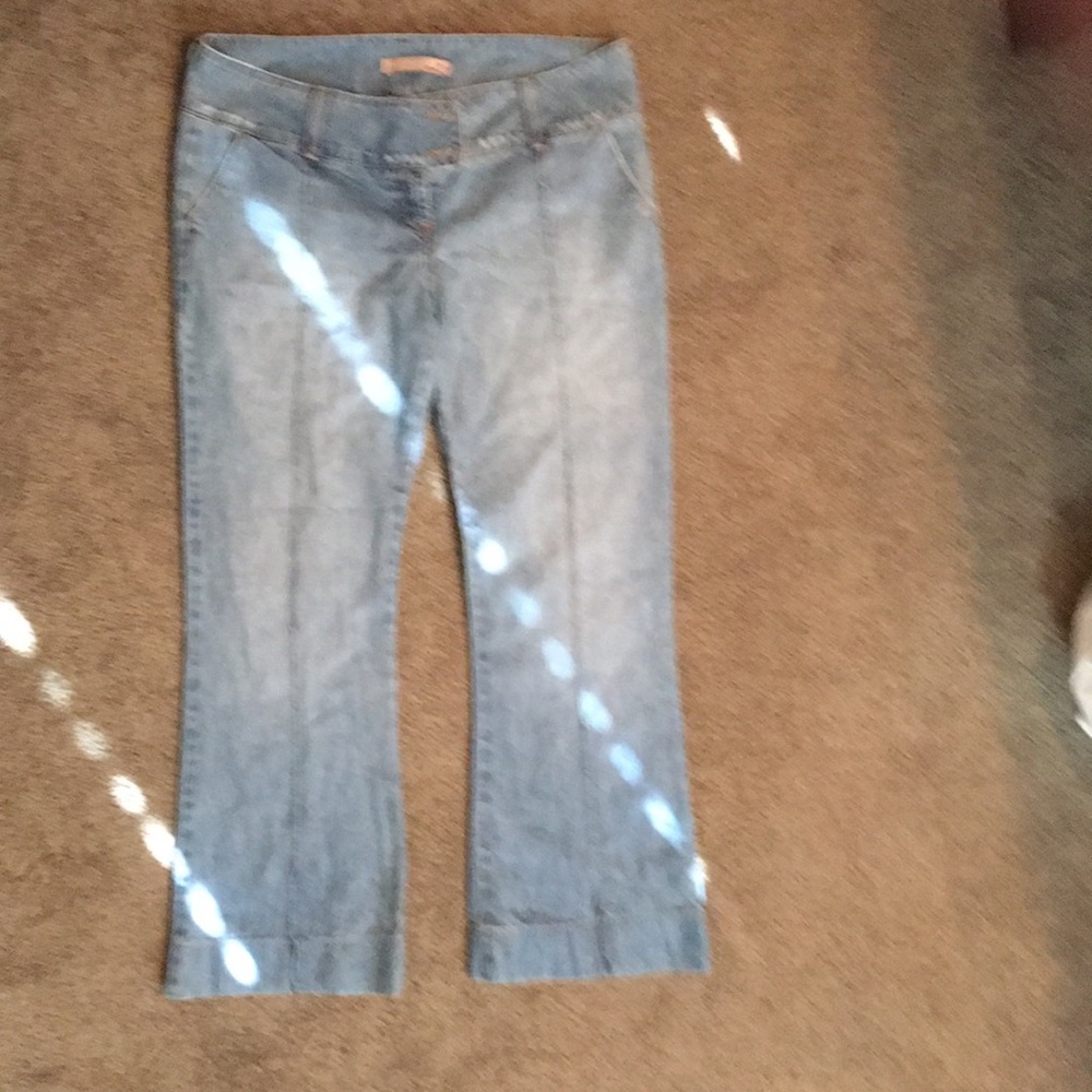Level wide leg jeans